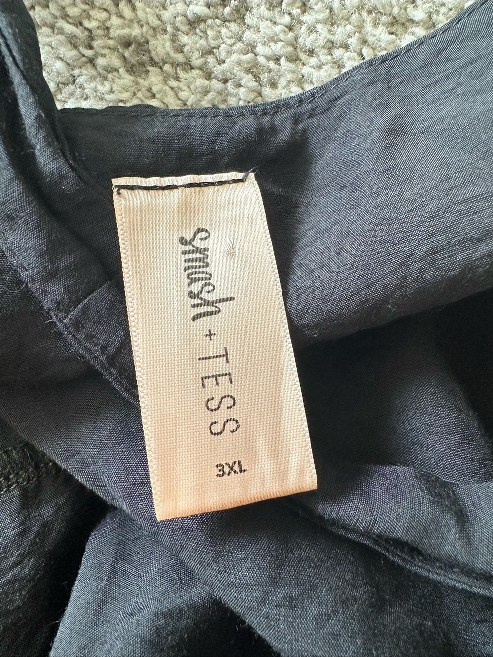 Smash + Tess x Luisana Lopilato The River Maxi Dress Black Size 3XL - Picture 5 of 11
